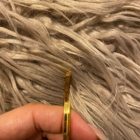 [stella valle] good plated “L” charm bracelet #4 - Picture 8 of 11